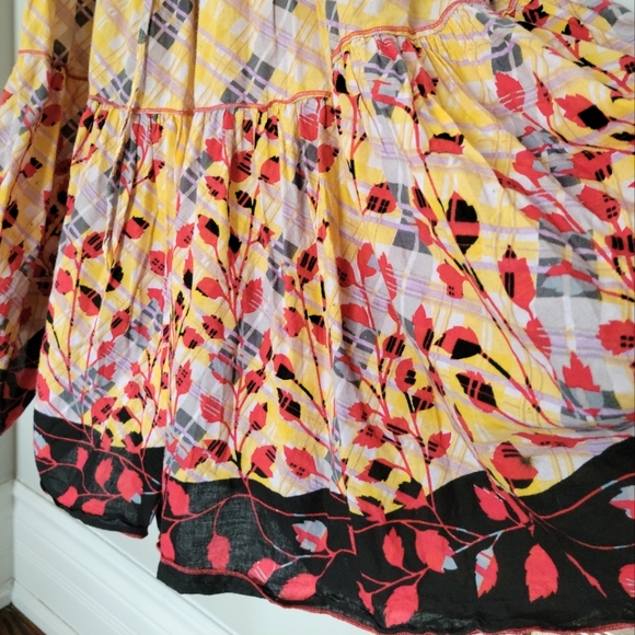 ‼️SOLD‼️Handmade Vintage Off the Shoulder Peasant Dress from Italy 🇮🇹 - Picture 5 of 13